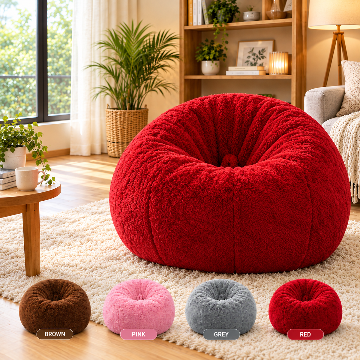 Fur Bean Bag - 5XL